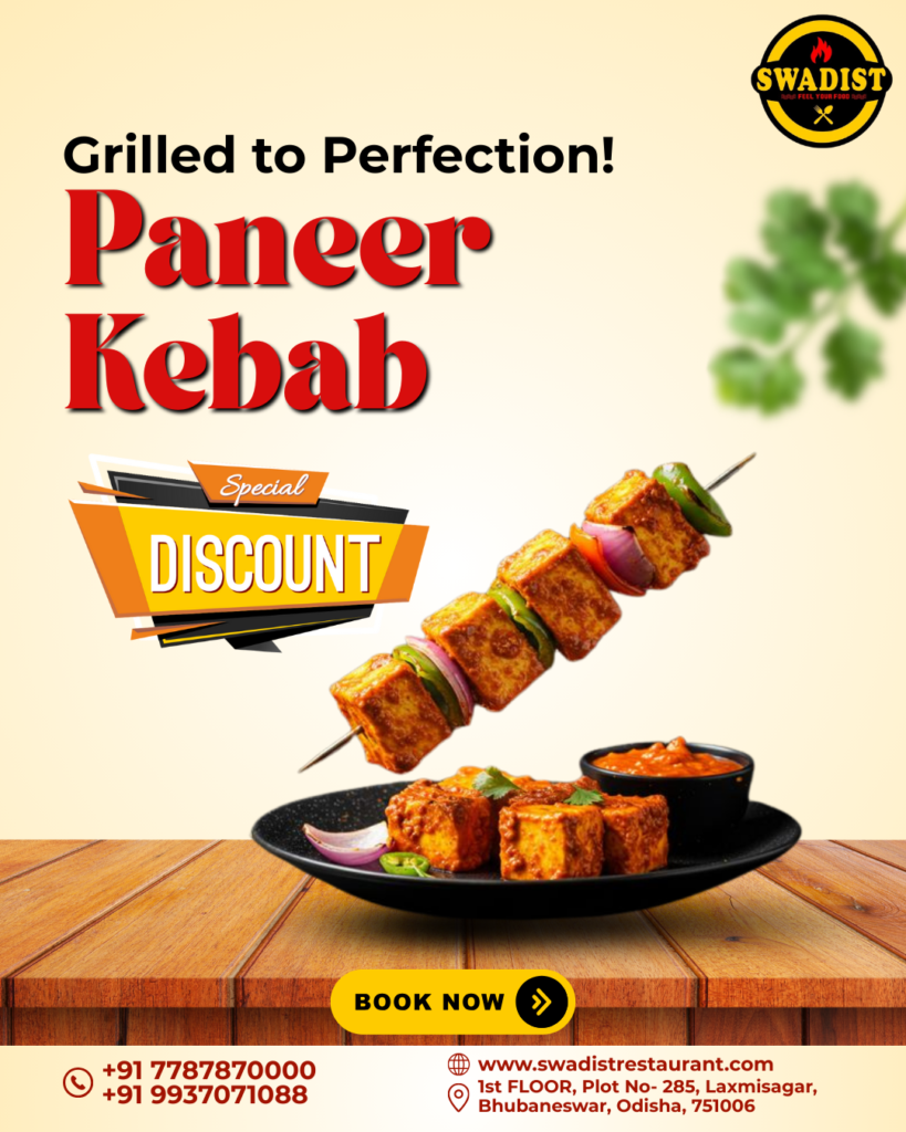 Grilled to Perfection! Paneer Kebab