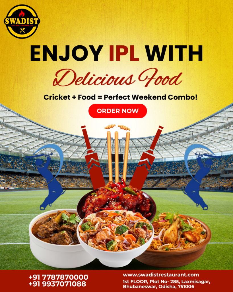 ENJOY IPL WITH Delicious Food